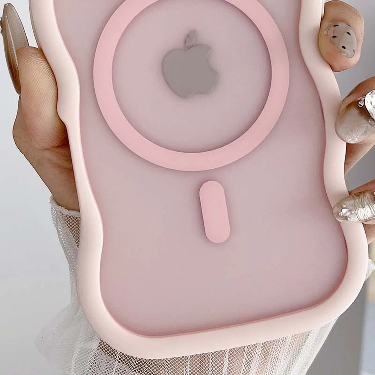 Чехол TPU+PC Undine with MagSafe для Apple iPhone 13 / 14 (6.1") Pink