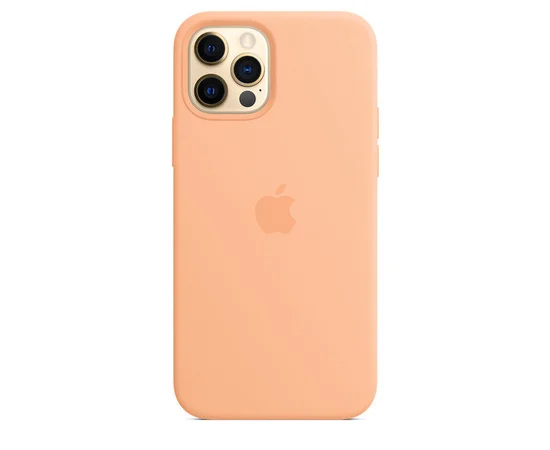 Чехол Silicone Case Full Protective (AA) для Apple iPhone 13 (6.1") Оранжевый / Cantaloupe