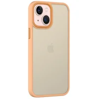 TPU + PC чохол Metal Buttons для Apple iPhone 13 (6.1 ") Персиковий