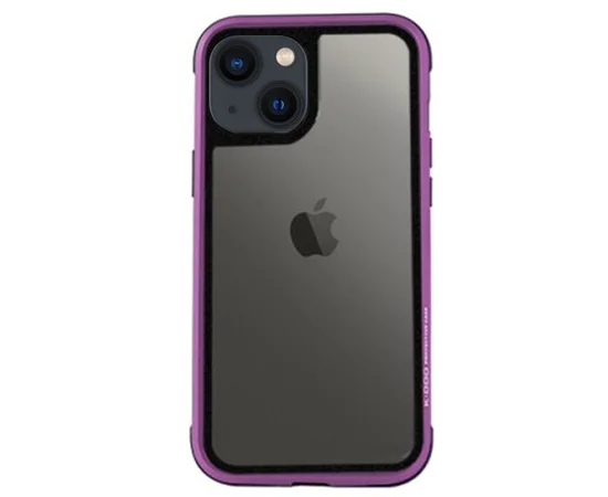 Чехол PC+TPU+Metal K-DOO Ares для Apple iPhone 13 (6.1") Сиреневый
