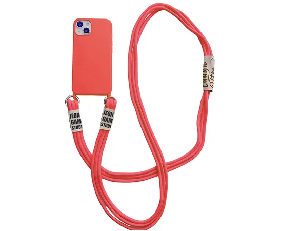 Чехол TPU two straps California для Apple iPhone 13 (6.1") Красный