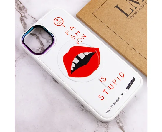 TPU+PC чехол Funny pictures with MagSafe для Apple iPhone 13 (6.1") Fashion