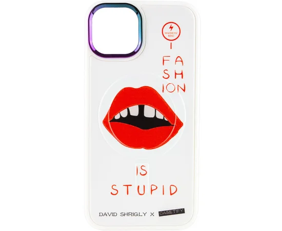 TPU+PC чехол Funny pictures with MagSafe для Apple iPhone 13 (6.1") Fashion