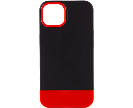 Чехол TPU+PC Bichromatic для Apple iPhone 13 (6.1") Black / Red