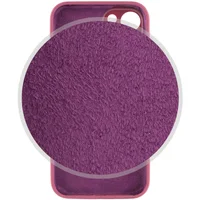 Чехол Silicone Case Full Camera Protective (AA) для Apple iPhone 13 (6.1") Бордовый / Plum