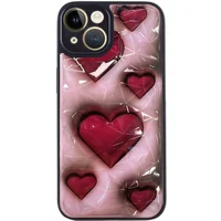 TPU+PC чехол Prisma Plushie для Apple iPhone 13 (6.1") Hearts
