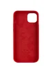 Чехол Silicone case (AAA) full with Magsafe для Apple iPhone 13 (6.1") Красный / Red