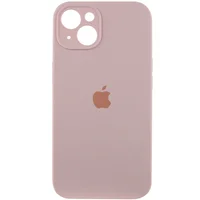 Чехол Silicone Case Full Camera Protective (AA) для Apple iPhone 13 (6.1") Розовый / Chalk Pink