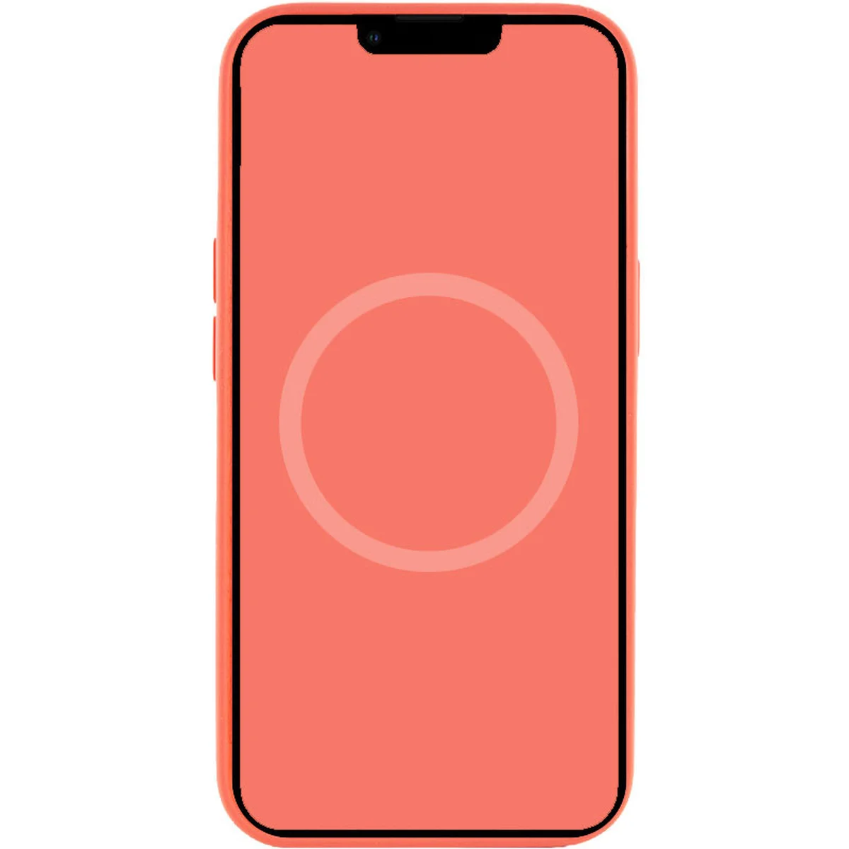 Чохол Silicone case (AAA) full with Magsafe and Animation для Apple iPhone 13 (6.1") Рожевий / Pink Pomelo