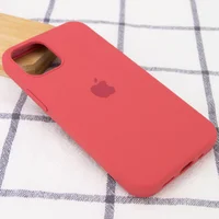 Чехол Silicone Case Full Protective (AA) для Apple iPhone 13 (6.1") Красный / Camellia