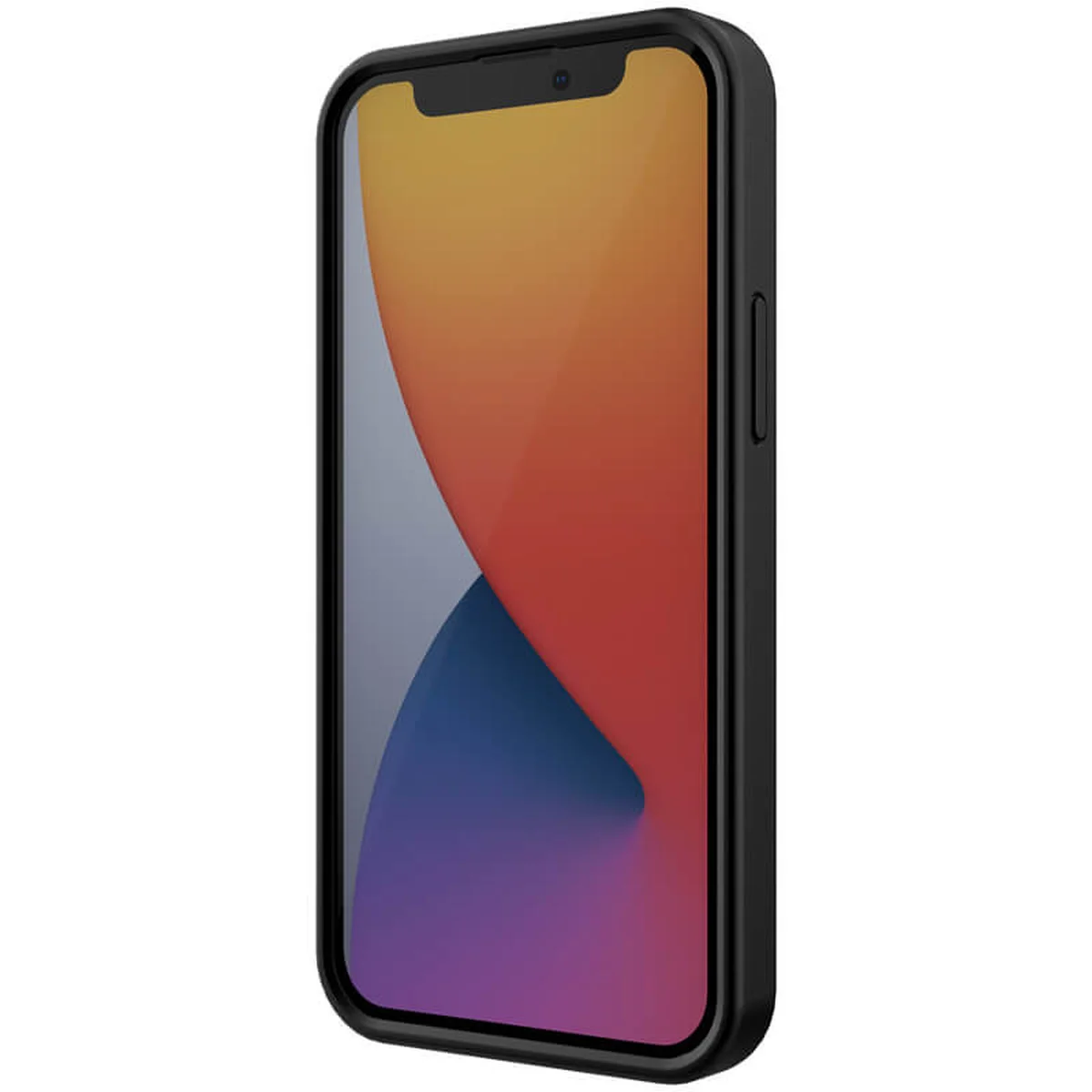 Карбоновая накладка Nillkin Synthetic Fiber series для Apple iPhone 13 (6.1") Черный