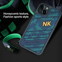 TPU+PC чехол Nillkin Striker для Apple iPhone 13 (6.1") Blue / Green