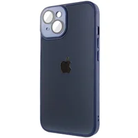 Чехол TPU+Glass Sapphire Midnight для Apple iPhone 13 (6.1") Синий / Deep navy