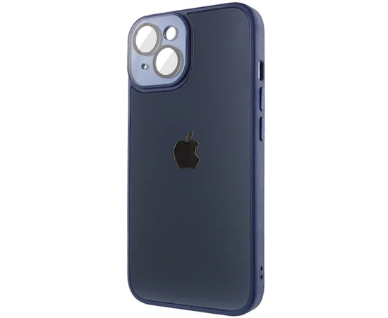 Чехол TPU+Glass Sapphire Midnight для Apple iPhone 13 (6.1") Синий / Deep navy