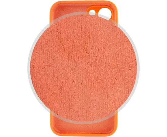 Чехол Silicone Case Full Camera Protective (AA) для Apple iPhone 13 (6.1") Оранжевый / Cantaloupe / PVH