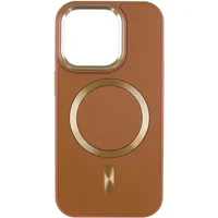 Кожаный чехол SnapCase with MagSafe для Apple iPhone 13 / 14 (6.1") Brown