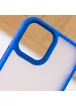 TPU + PC чохол Metal Buttons для Apple iPhone 13 (6.1 ") Блакитний