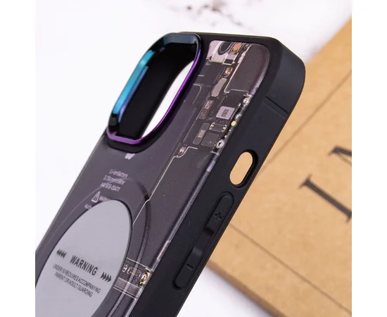 TPU+PC чехол Funny pictures with MagSafe для Apple iPhone 13 (6.1") Phone heart