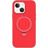 Чехол Silicone Case Full Protective NO LOGO with Ring для Apple iPhone 13 / 14 (6.1") Red