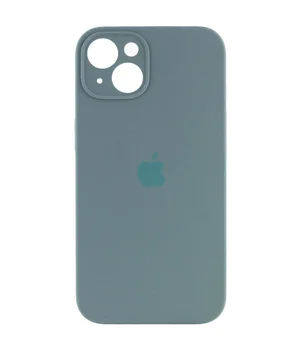 Чехол Silicone Case Full Camera Protective (AA) для Apple iPhone 13 (6.1") Зеленый / Pine green