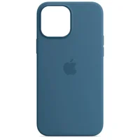 Чехол Silicone case (AAA) full with Magsafe для Apple iPhone 13 (6.1") Синий / Blue Jay