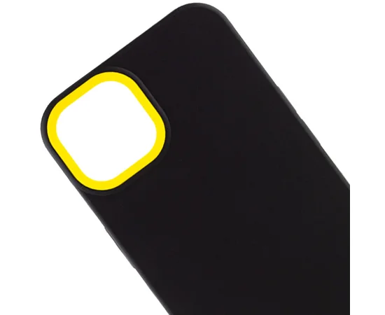 Чехол TPU+PC Bichromatic для Apple iPhone 13 (6.1") Black / Yellow