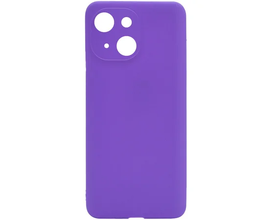 Силиконовый чехол Candy для Apple iPhone 13 (6.1") Сиреневый