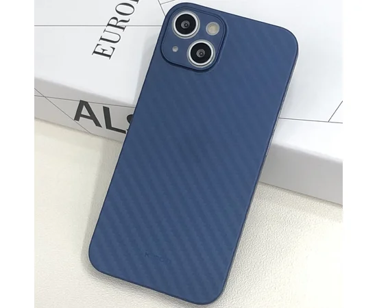 Чехол K-DOO Air carbon Series для Apple iPhone 13 (6.1") Blue