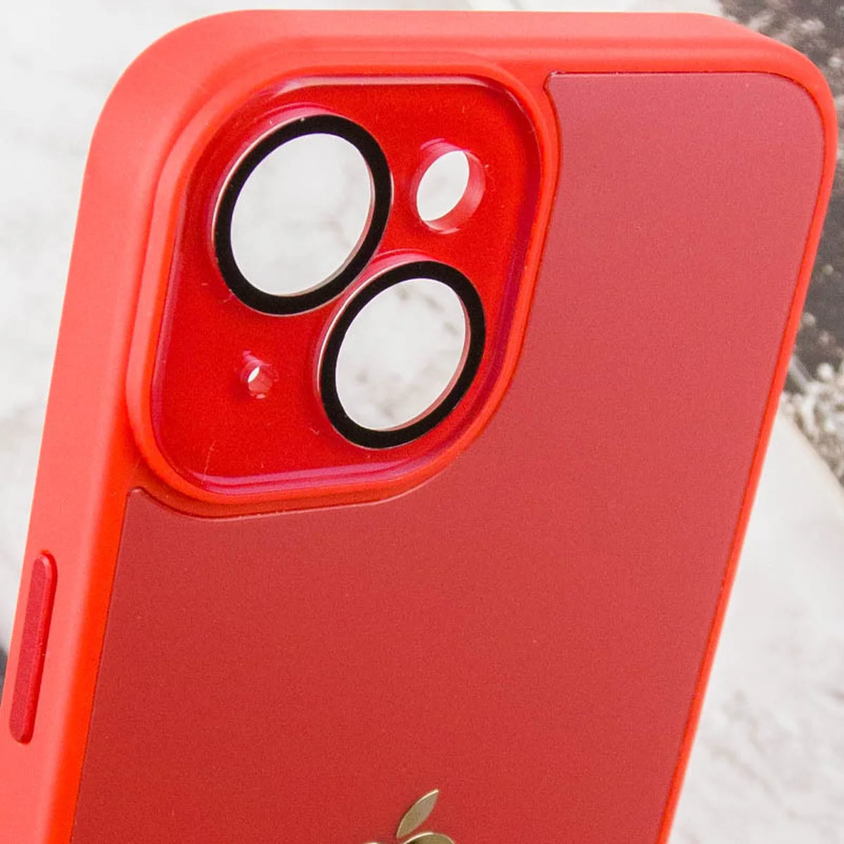 Чохол TPU+Glass Sapphire Midnight для Apple iPhone 13 (6.1") Червоний / Red