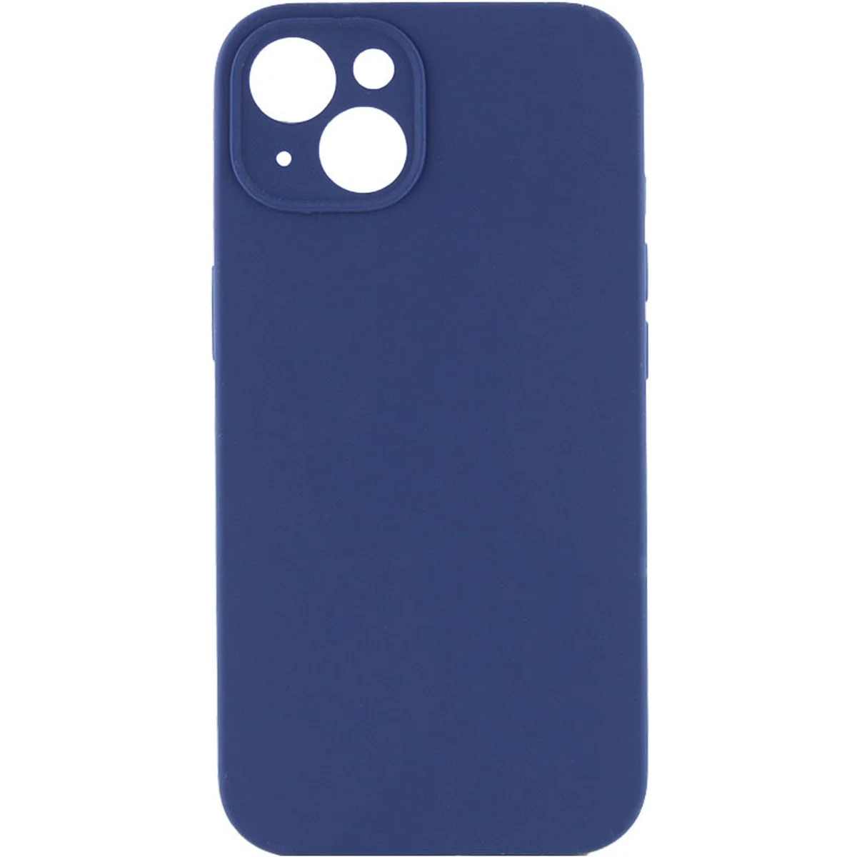 Чехол Silicone Case Lakshmi Square Full Camera для Apple iPhone 13 (6.1") Синий / Deep navy
