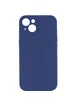 Чехол Silicone Case Lakshmi Square Full Camera для Apple iPhone 13 (6.1") Синий / Deep navy