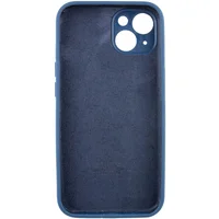 Чехол Silicone Case Full Camera Protective (AA) для Apple iPhone 13 (6.1") Синий / Abyss Blue