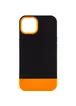 Чохол TPU+PC Bichromatic для Apple iPhone 13 (6.1") Black / Orange