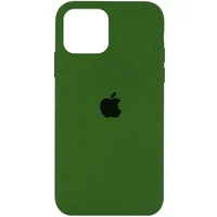 Чехол Silicone Case Full Protective (AA) для Apple iPhone 13 (6.1") Зеленый / Olive