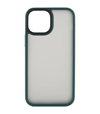 TPU+PC чехол Metal Buttons для Apple iPhone 13 (6.1") Зеленый