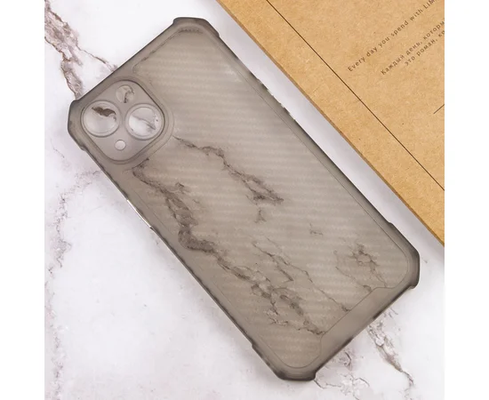 Чехол TPU Ease Carbon color series для Apple iPhone 13 (6.1") Черный / Прозрачный