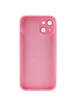 Чехол TPU+Glass Sapphire matte case для Apple iPhone 13 (6.1") Chanel Pink