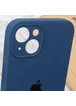 Чехол Silicone Case Full Camera Protective (AA) для Apple iPhone 13 (6.1") Синий / Abyss Blue
