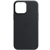Кожаный чехол Leather Case (AAA) для Apple iPhone 13 (6.1") Черный / Midnight