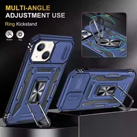 Ударопрочный чехол Camshield Army Ring для Apple iPhone 13 (6.1") Синий / Navy