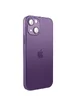 Чехол TPU+Glass Sapphire matte case для Apple iPhone 13 (6.1") Deep Purple