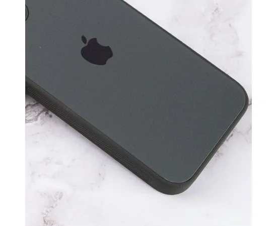 TPU+Glass чехол Matte Candy Full camera для Apple iPhone 13 (6.1") Зеленый