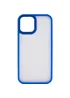TPU+PC чехол Metal Buttons для Apple iPhone 13 (6.1") Голубой
