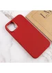 TPU чохол Bonbon Metal Style для Apple iPhone 13 (6.1") Червоний / Red