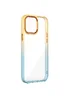 Чохол TPU+PC Fresh sip series для Apple iPhone 13 (6.1") Бірюзовий / Помаранчевий