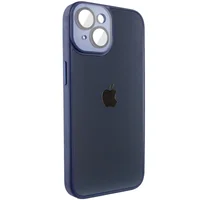Чехол TPU+Glass Sapphire Midnight для Apple iPhone 13 (6.1") Синий / Deep navy
