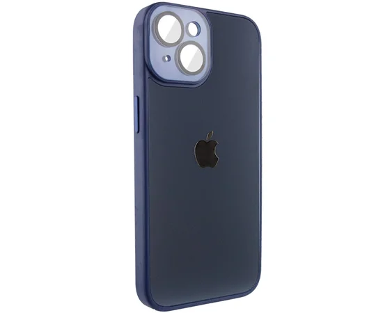 Чехол TPU+Glass Sapphire Midnight для Apple iPhone 13 (6.1") Синий / Deep navy