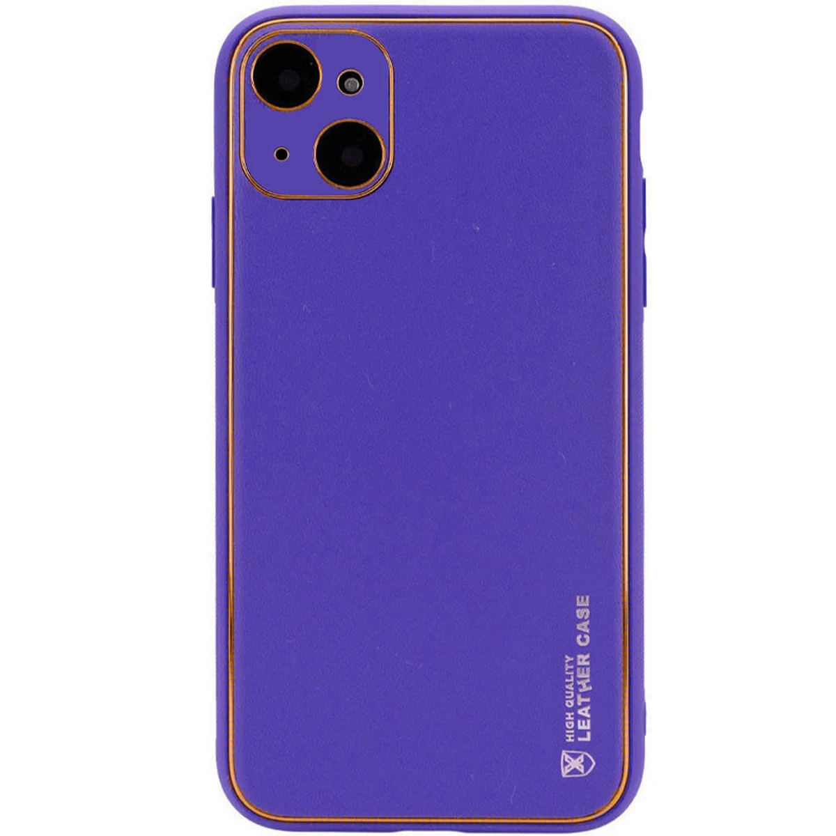 Кожаный чехол Xshield для Apple iPhone 13 (6.1") Фиолетовый / Ultra Violet