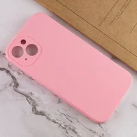 Чохол Silicone Case Lakshmi Square Full Camera для Apple iPhone 13 (6.1") Рожевий / Light pink