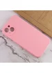 Чехол Silicone Case Lakshmi Square Full Camera для Apple iPhone 13 (6.1") Розовый / Light pink